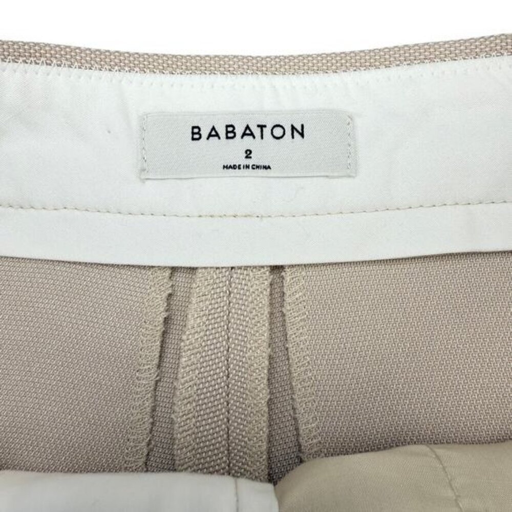 Aritzia Babaton Borna Longline Pleated Shorts In Denude Size 2 - Picture 4 of 6